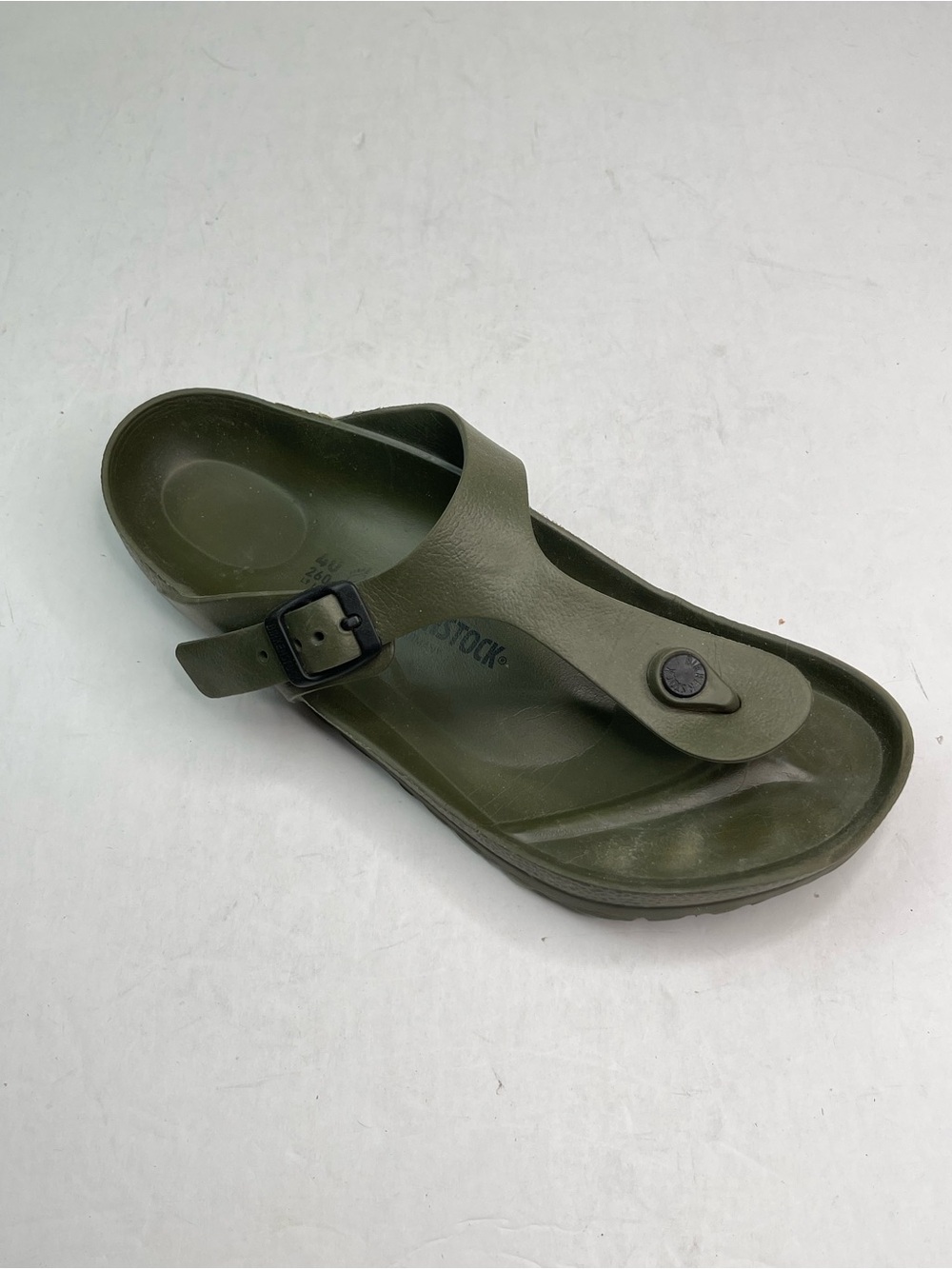 Birkenstock Women’s Gizeh EVA Olive Green T- Strap Sandals US 9 EU 40